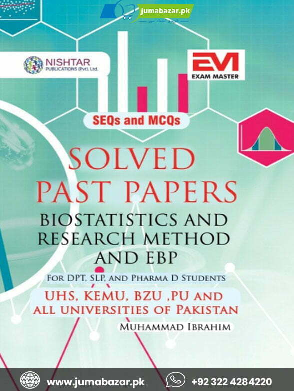 SEQs and MCQs Solved Past Papers Biostatistics and Research Method and EBP jumabazar -