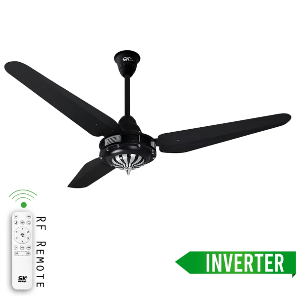 Buy Caroma Plus Inverter Ceiling Fans in Black Silver Colour By SK Fans All Over in Lahore Pakistan www.alrehmanstore.pk iS The Best Online Cheapest Store In Lahore Pakistan jumabazar -